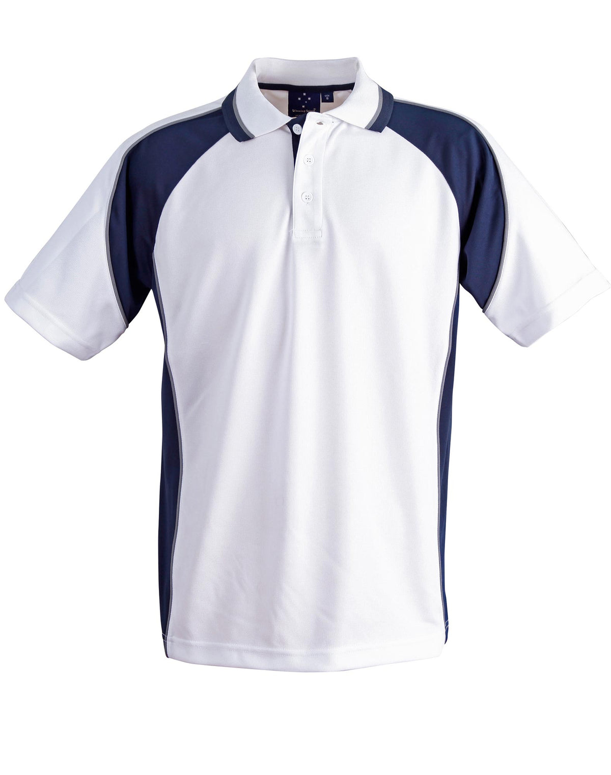 WINNING SPIRIT mens mini waffle coold polo - PS49