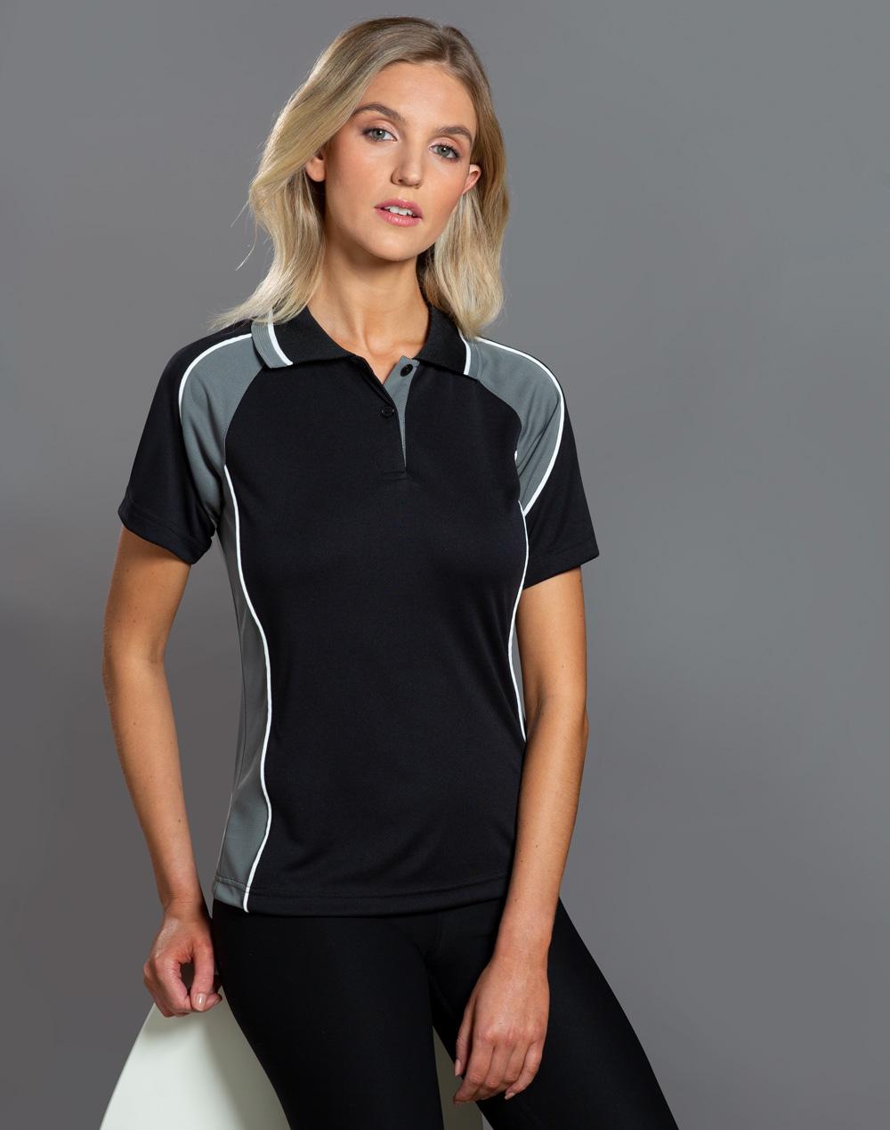 WINNING SPIRIT Ladies' mini waffle CoolDry Polo - PS50