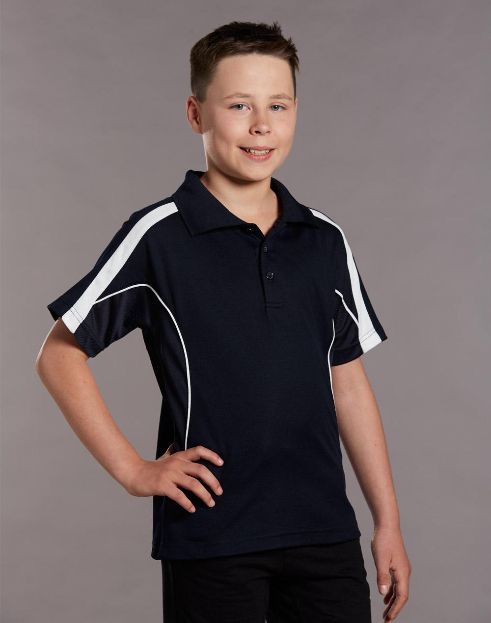 WINNING SPIRIT Kids S/S polo truedry - PS53K-1
