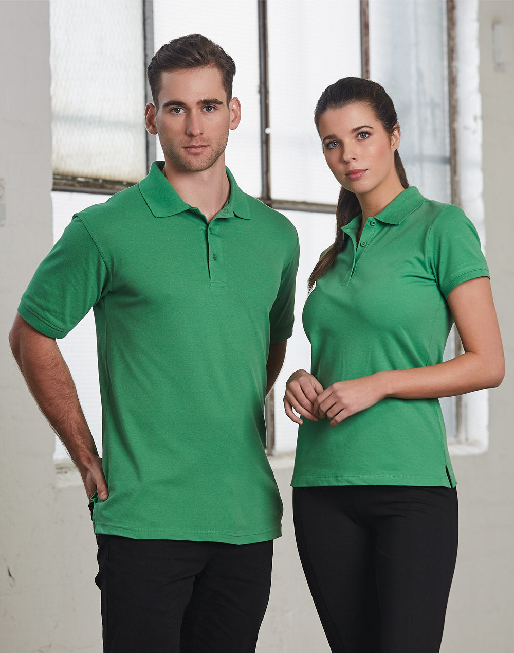 Winning spirit Men's cotton stretch polo - PS55