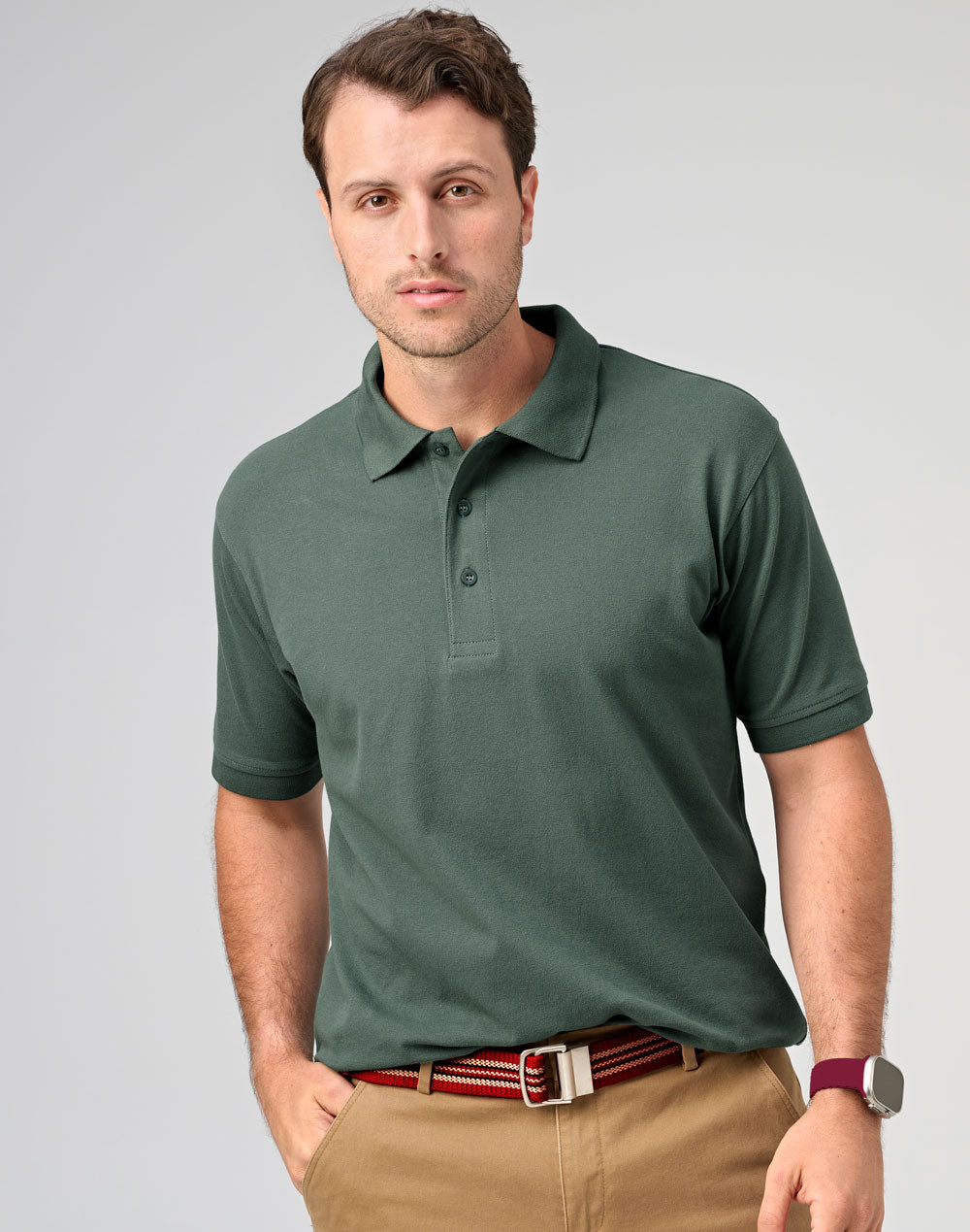 Winning spirit Men's cotton stretch polo - PS55