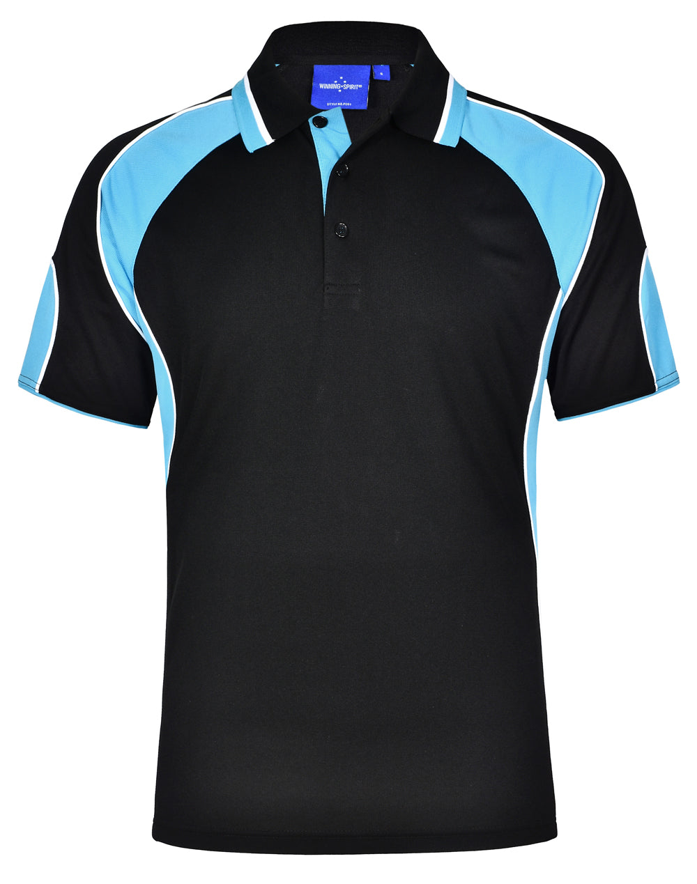 WINNING SPIRIT Men's Cooldry Contrast Polo With Sleeve Panel - PS61-1