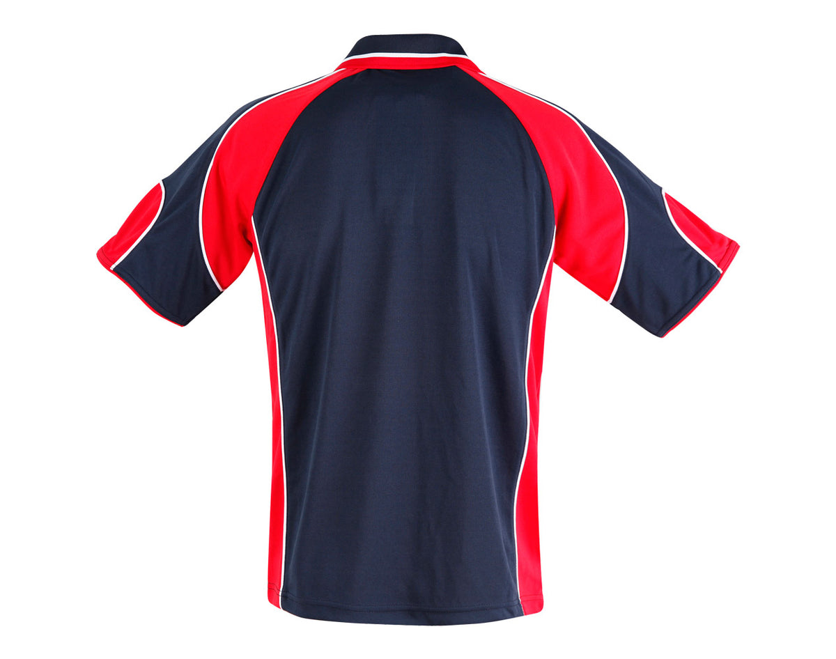 WINNING SPIRIT Men's Cooldry Contrast Polo With Sleeve Panel - PS61-1