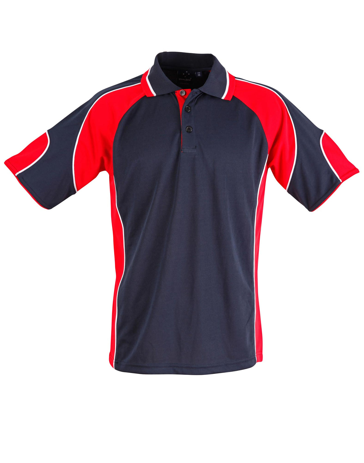 WINNING SPIRIT Men's Cooldry Contrast Polo With Sleeve Panel - PS61-1