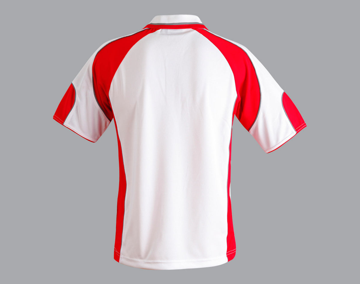 WINNING SPIRIT Men's Cooldry Contrast Polo With Sleeve Panel - PS61-1