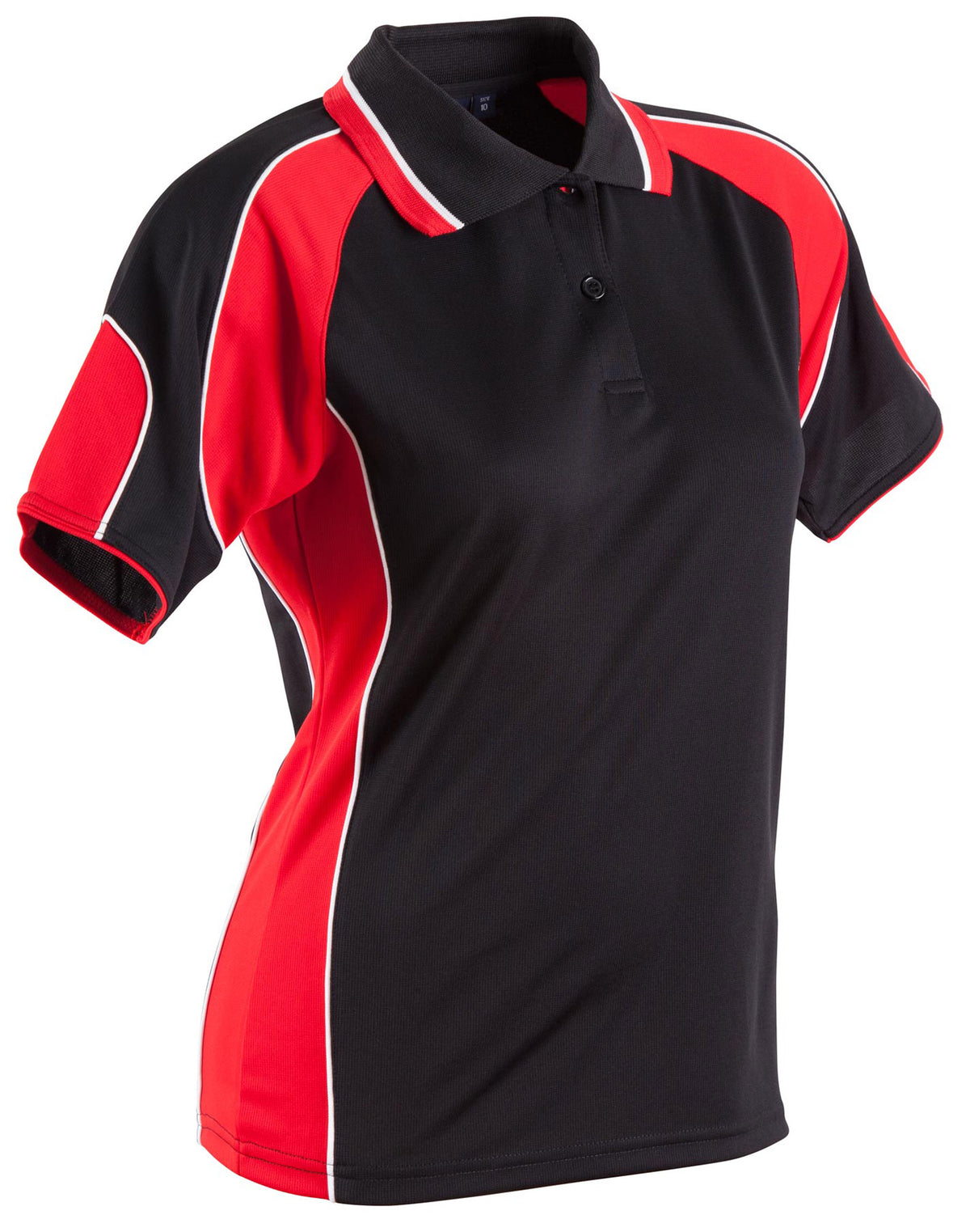 WINNING SPIRIT Ladies' Cooldry Contrast Polo With Sleeve Panel - PS62