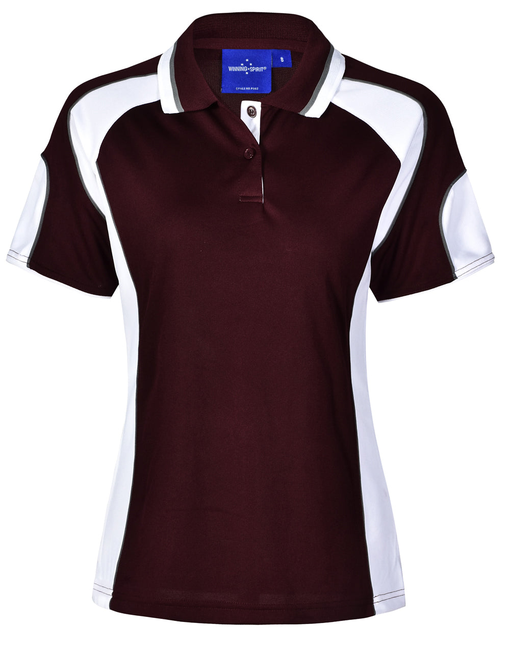 WINNING SPIRIT Ladies' Cooldry Contrast Polo With Sleeve Panel - PS62-1