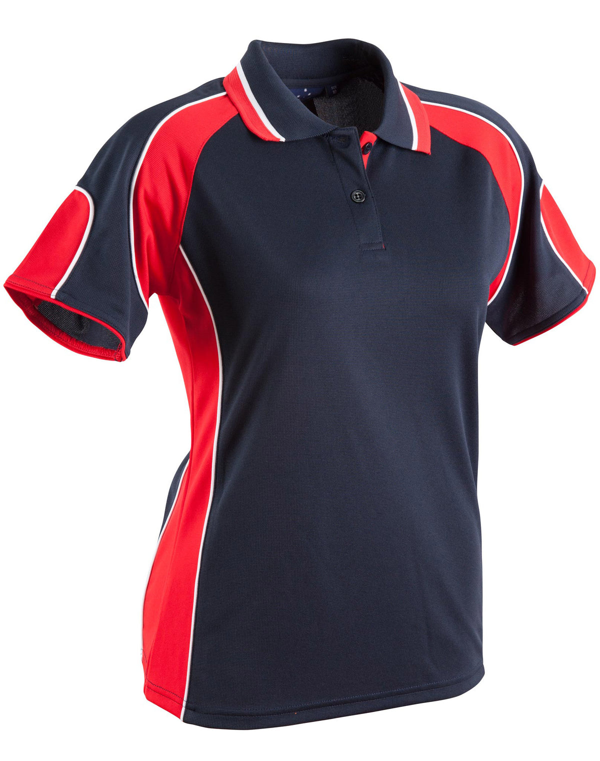 WINNING SPIRIT Ladies' Cooldry Contrast Polo With Sleeve Panel - PS62-1