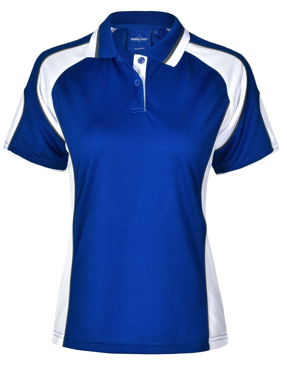 WINNING SPIRIT Ladies' Cooldry Contrast Polo With Sleeve Panel - PS62-1