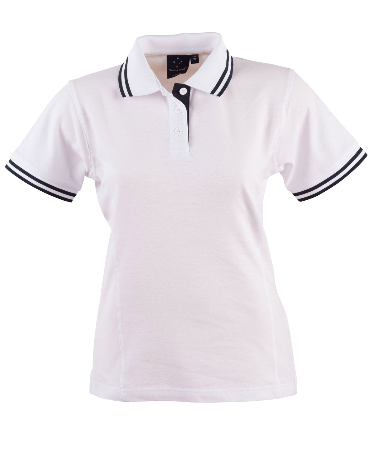 WINNING SPIRIT Ladies' Truedry Contrast S/S Polo - PS66