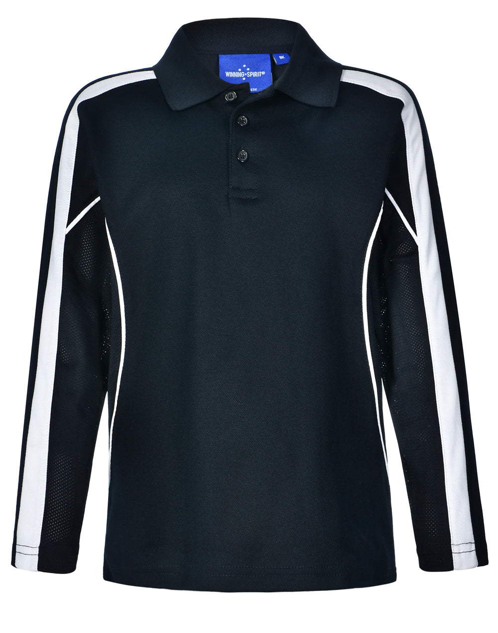 WINNING SPIRIT Kids' TrueDry Long Sleeve Polo - PS69K