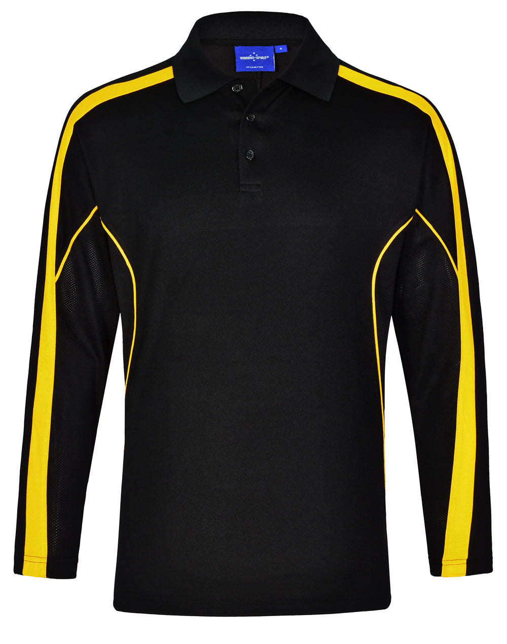 WINNING SPIRIT Men's TrueDry Long Sleeve Polo - PS69