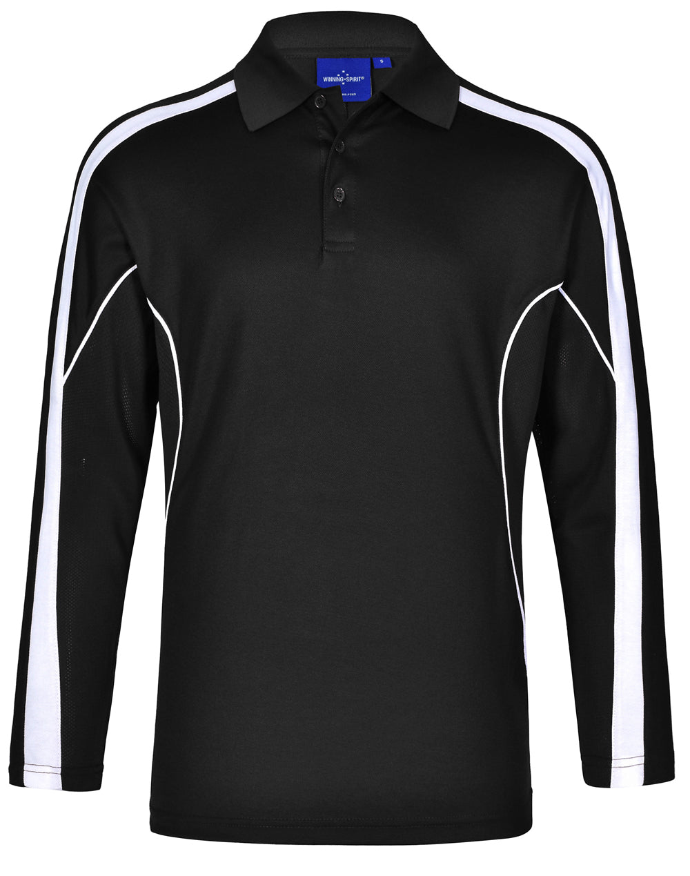 WINNING SPIRIT Men's TrueDry Long Sleeve Polo - PS69