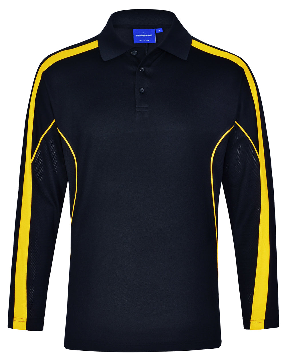 WINNING SPIRIT Men's TrueDry Long Sleeve Polo - PS69