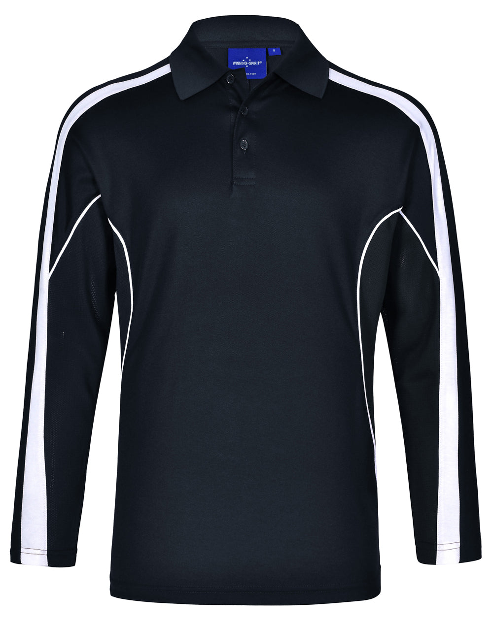 WINNING SPIRIT Men's TrueDry Long Sleeve Polo - PS69