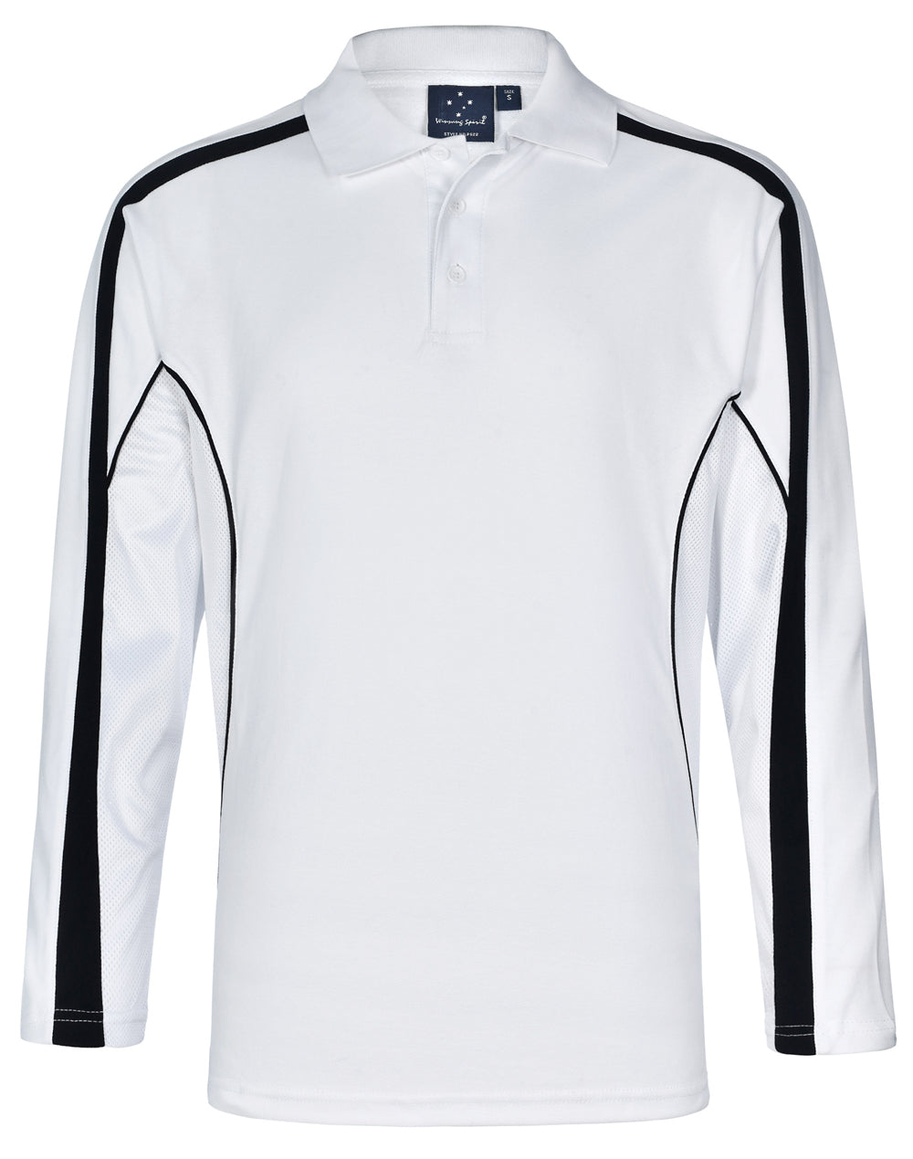 WINNING SPIRIT Men's TrueDry Long Sleeve Polo - PS69