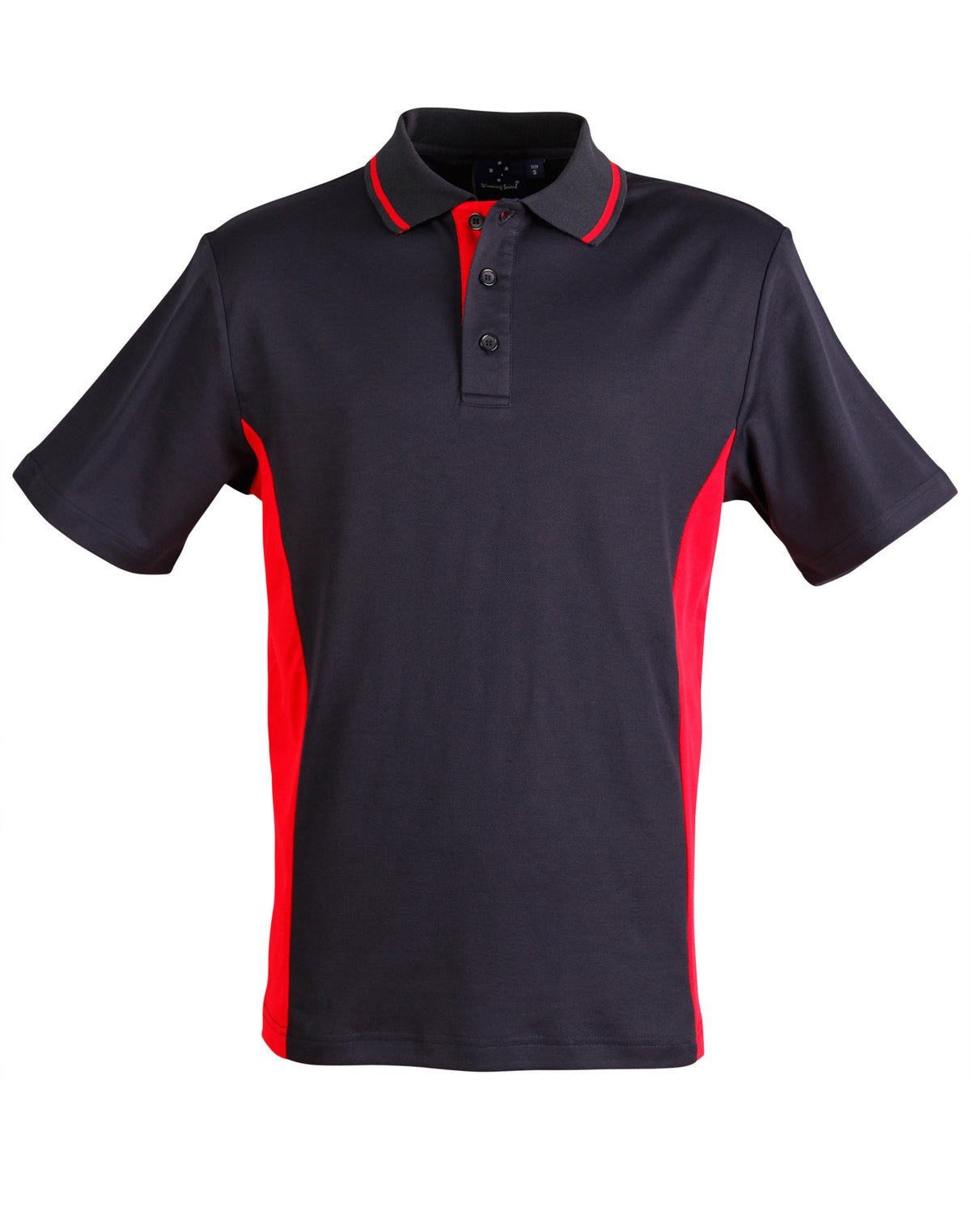 WINNING SPIRIT Kids' TrueDry Contrast S/S Polo - PS73K