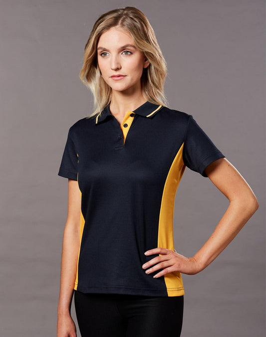 WINNING SPIRIT Ladies' TrueDry Contrast S/S Polo - PS74