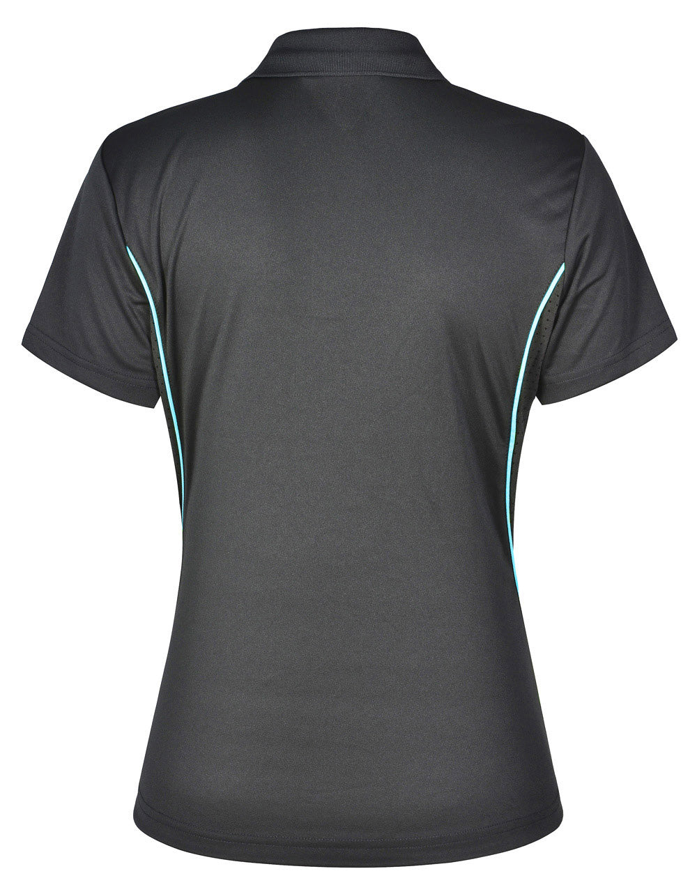 Ladies' Cooldry S/S Contrast Interlock Polo-1