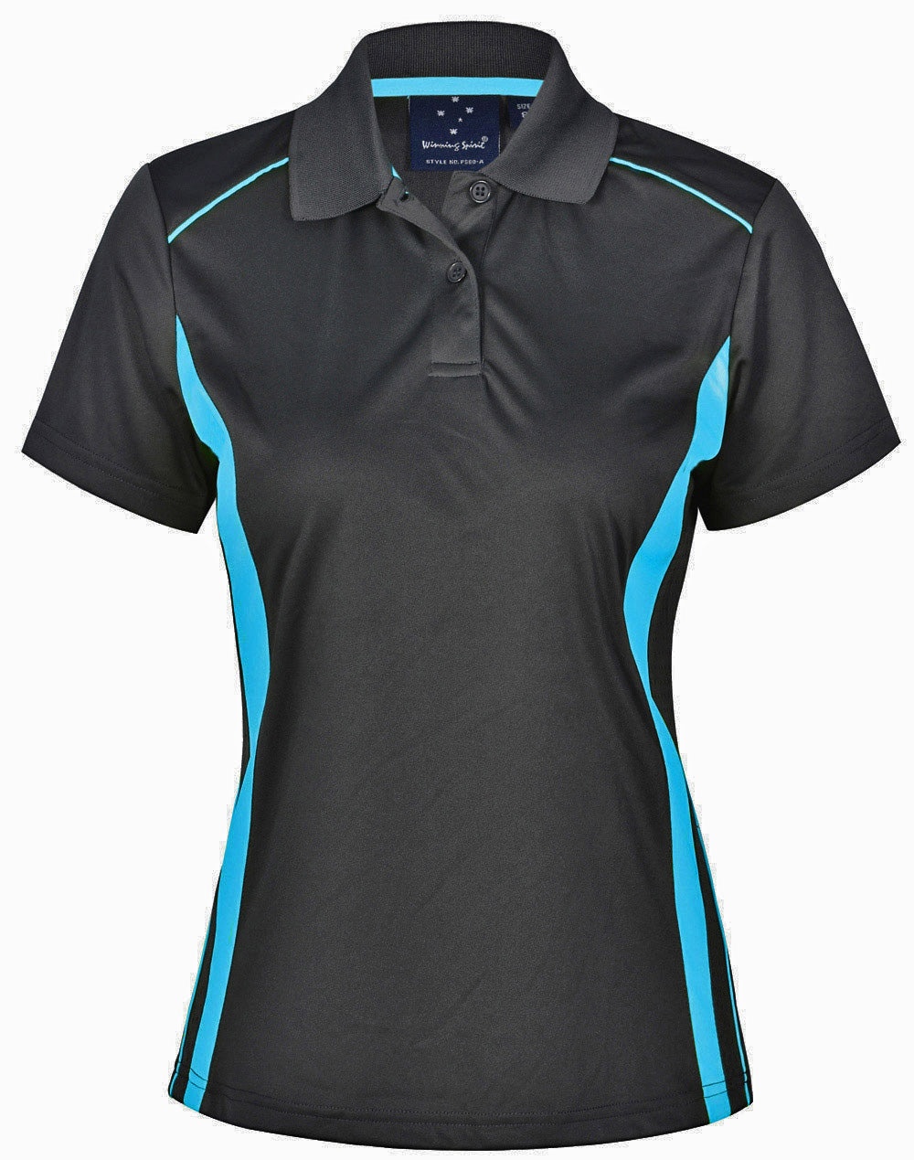 Ladies' Cooldry S/S Contrast Interlock Polo-1