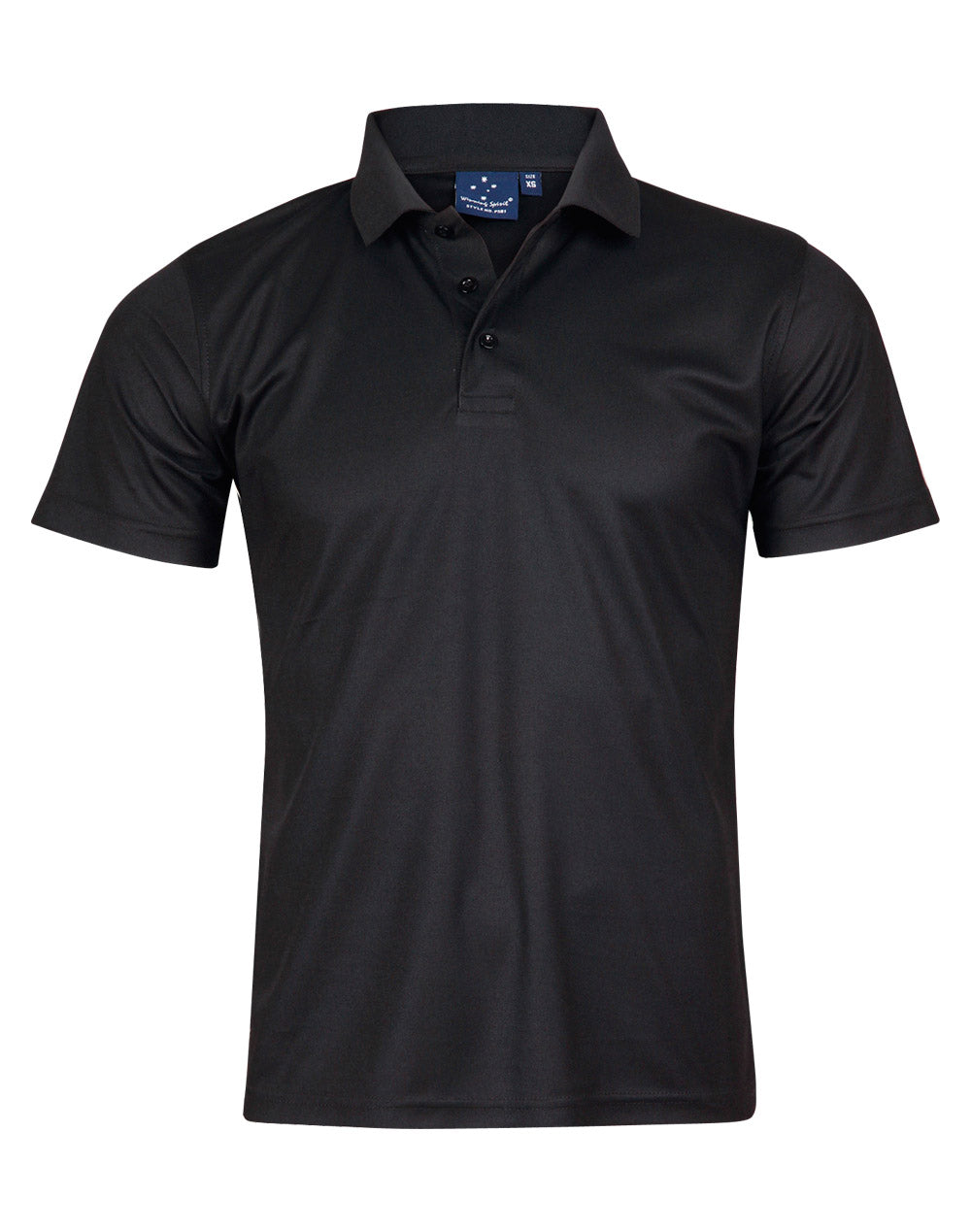 WINNING SPIRIT Kids' Cooldry Pique Soild Colour S/S Polo - PS81K