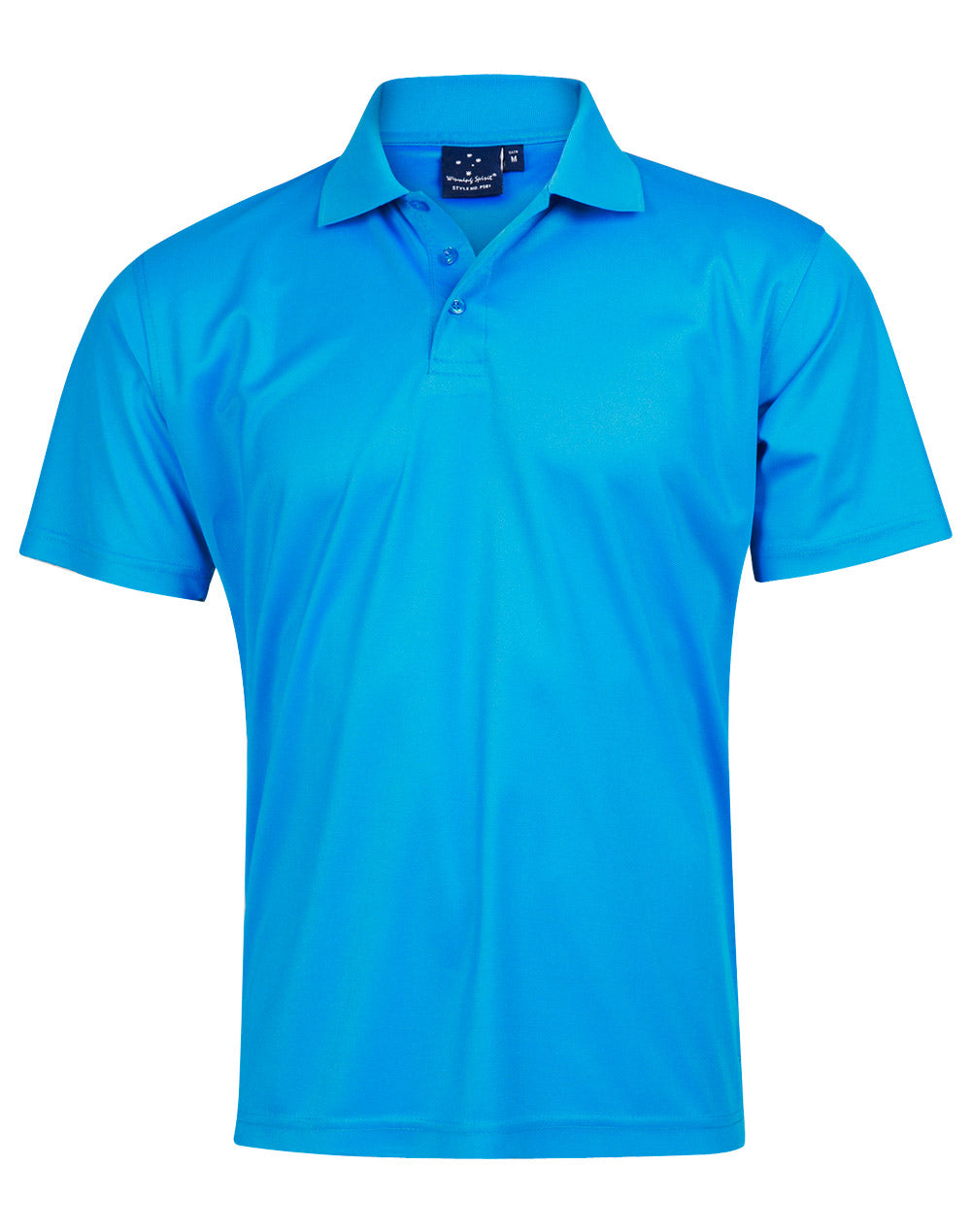 WINNING SPIRIT Kids' Cooldry Pique Soild Colour S/S Polo - PS81K