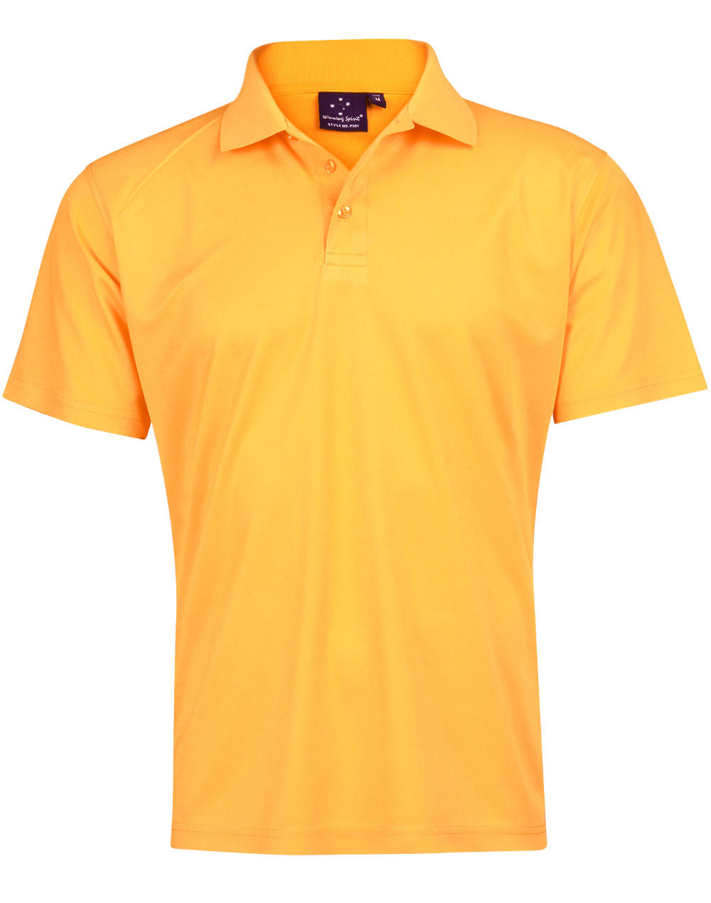 WINNING SPIRIT Men's Cooldry Pique Soild Colour S/S Polo - PS81