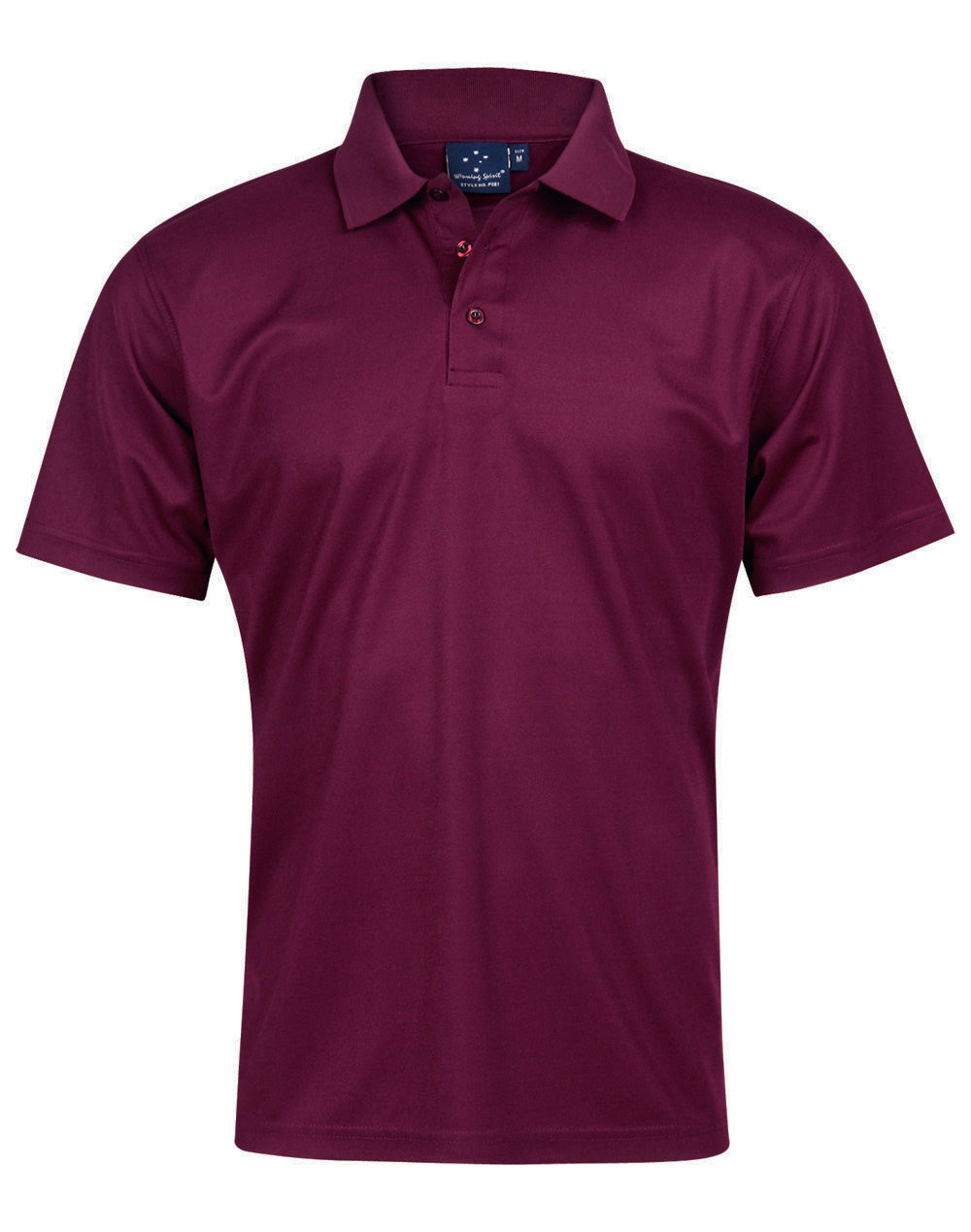 WINNING SPIRIT Kids' Cooldry Pique Soild Colour S/S Polo - PS81K