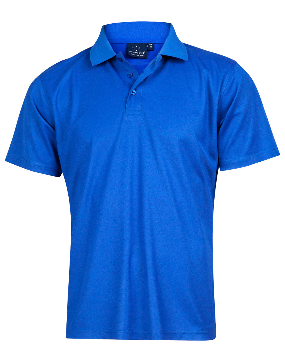 WINNING SPIRIT Men's Cooldry Pique Soild Colour S/S Polo - PS81