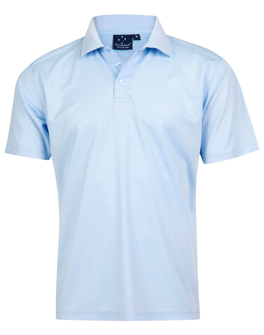 WINNING SPIRIT Men's Cooldry Pique Soild Colour S/S Polo - PS81