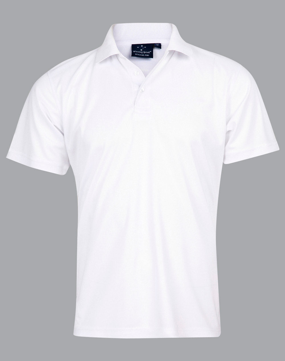 WINNING SPIRIT Men's Cooldry Pique Soild Colour S/S Polo - PS81