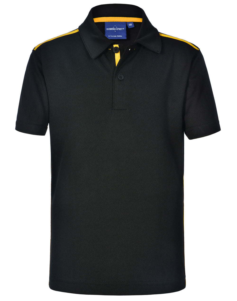 WINNING SPIRIT Kids' Ultra Dry Short Sleeve Contrast Polo - PS83K