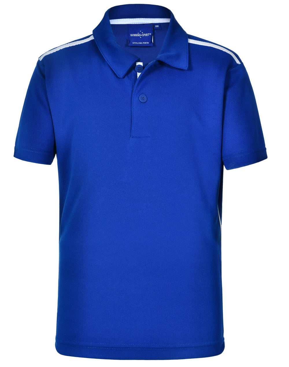 WINNING SPIRIT Kids' Ultra Dry Short Sleeve Contrast Polo - PS83K
