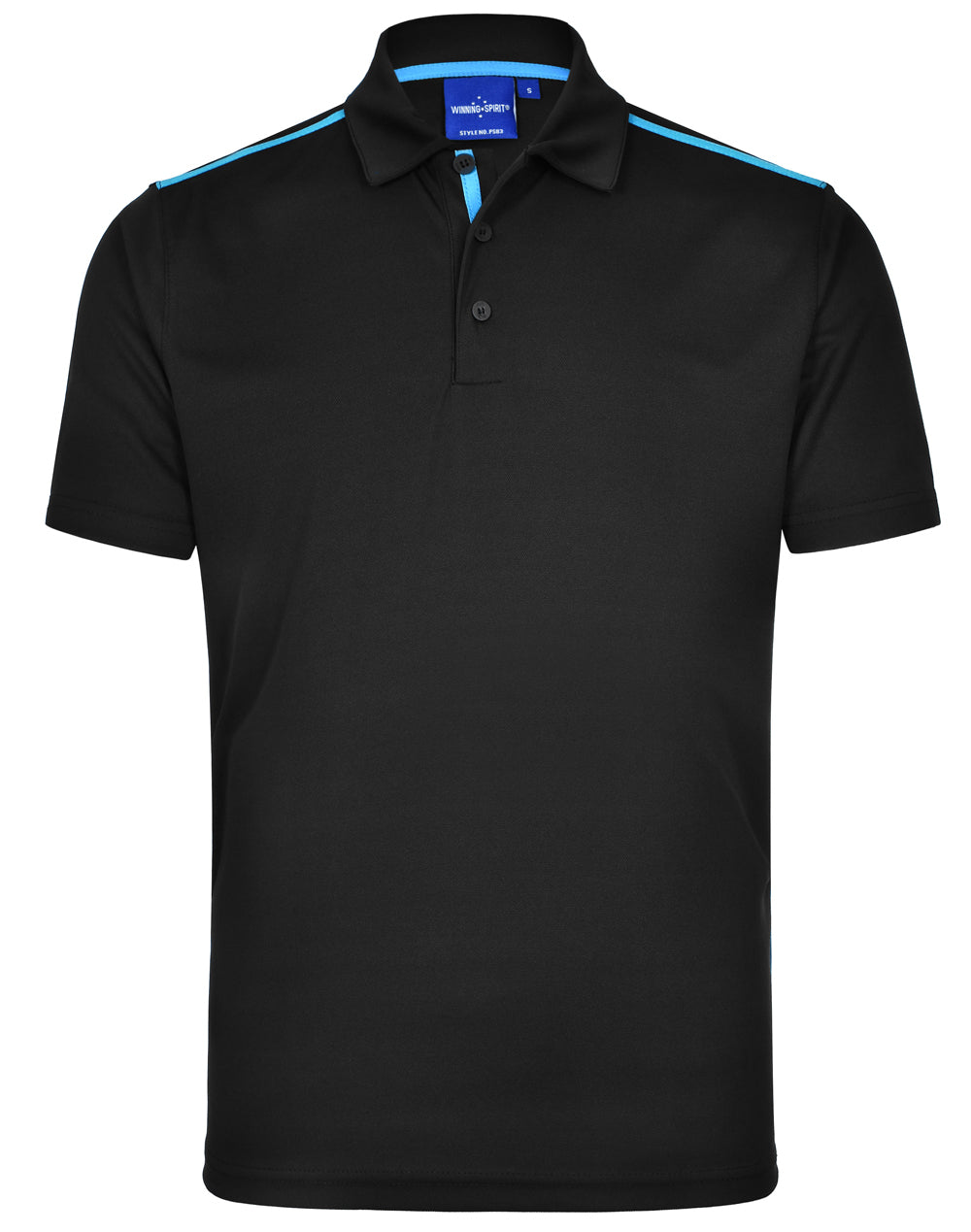 WINNING SPIRIT Men's rapid cool short sleeve contrast polo - PS83