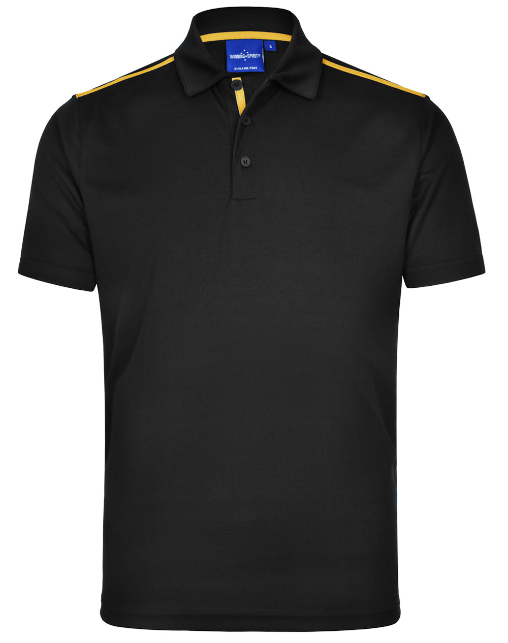 WINNING SPIRIT Men's rapid cool short sleeve contrast polo - PS83