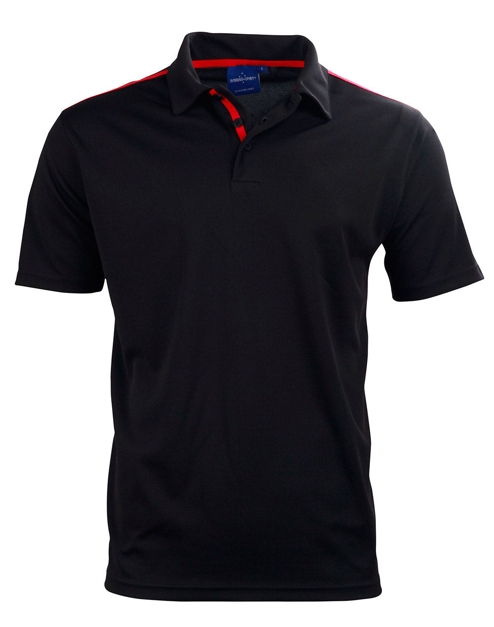 WINNING SPIRIT Men's rapid cool short sleeve contrast polo - PS83