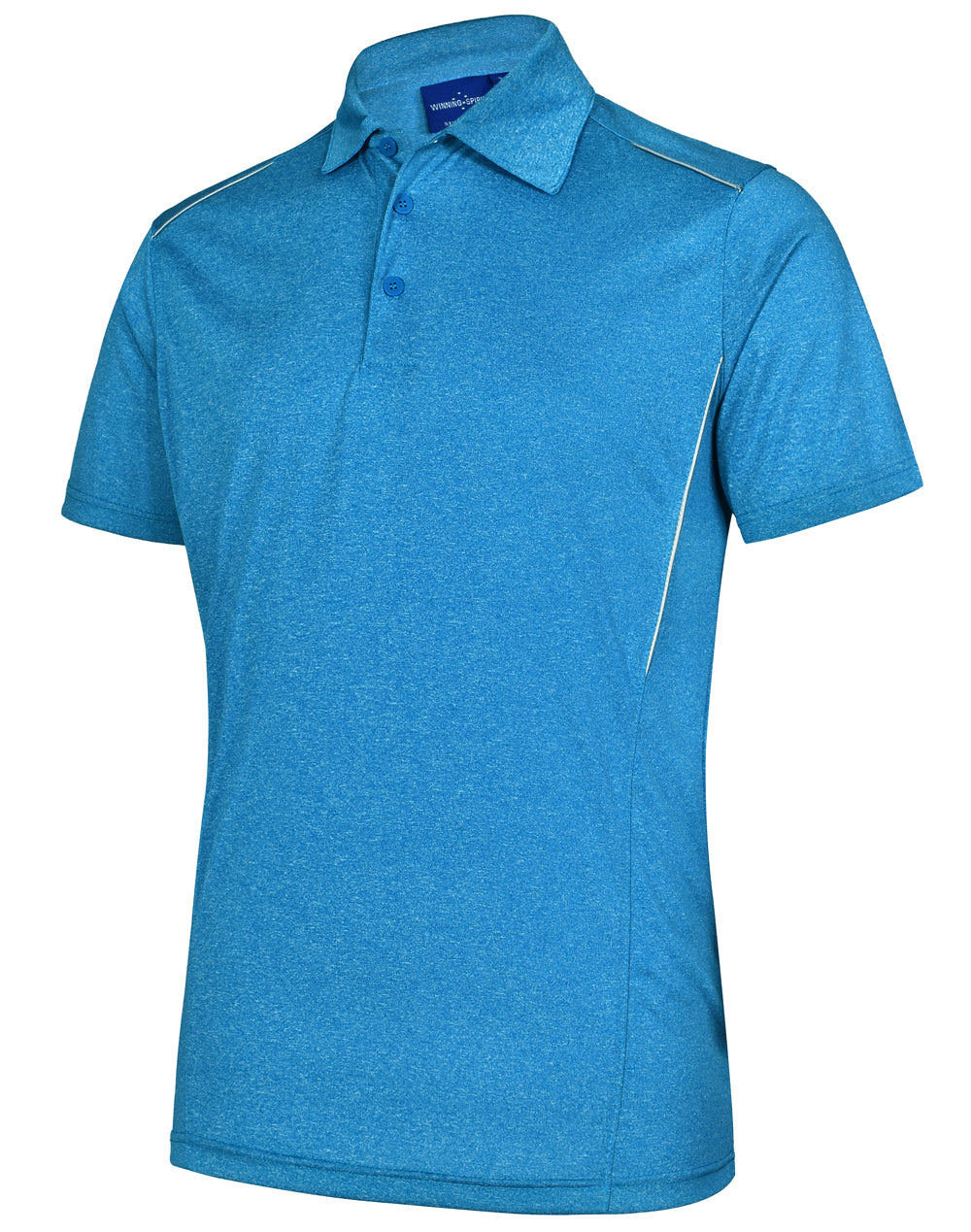 WINNING SPIRIT Men's Ultra Dry Cationic Short Sleeve Polo - PS85