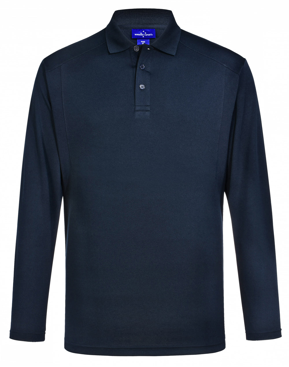 WINNING SPIRIT Men's Bamboo Charcoal L/S Polo - PS89