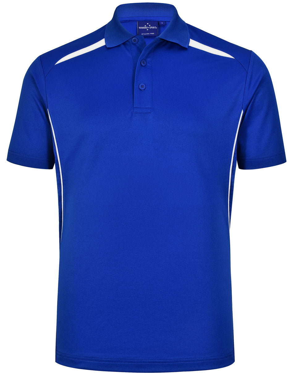 Men's Sustainable Poly/Cotton Contrast S/S Polo-1