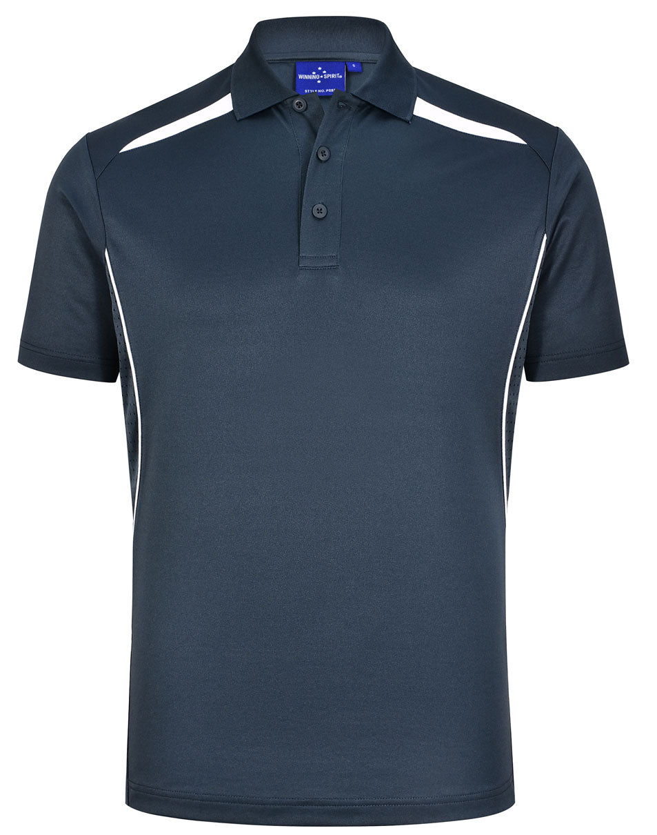 Men's Sustainable Poly/Cotton Contrast S/S Polo-1