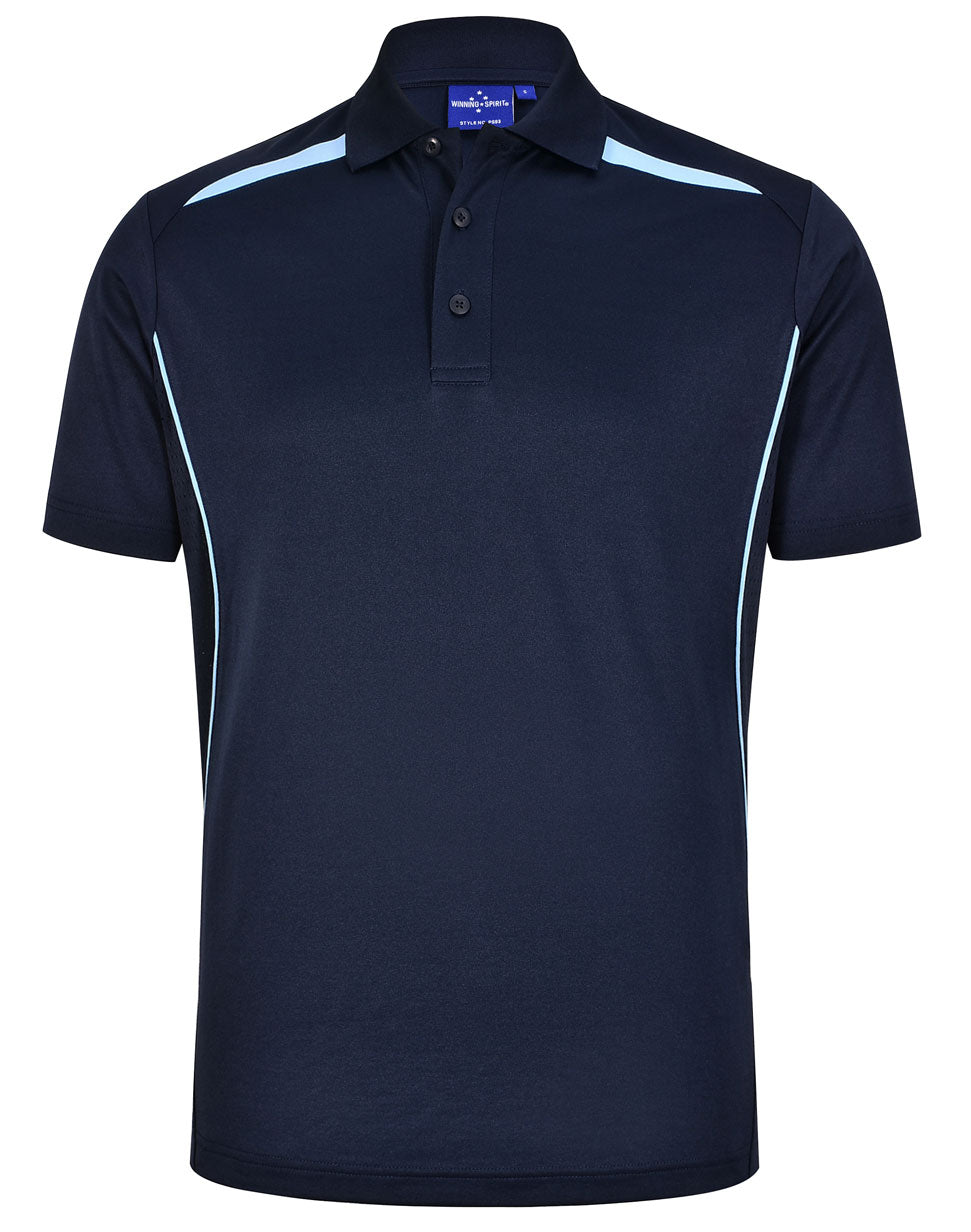 Men's Sustainable Poly/Cotton Contrast S/S Polo-1