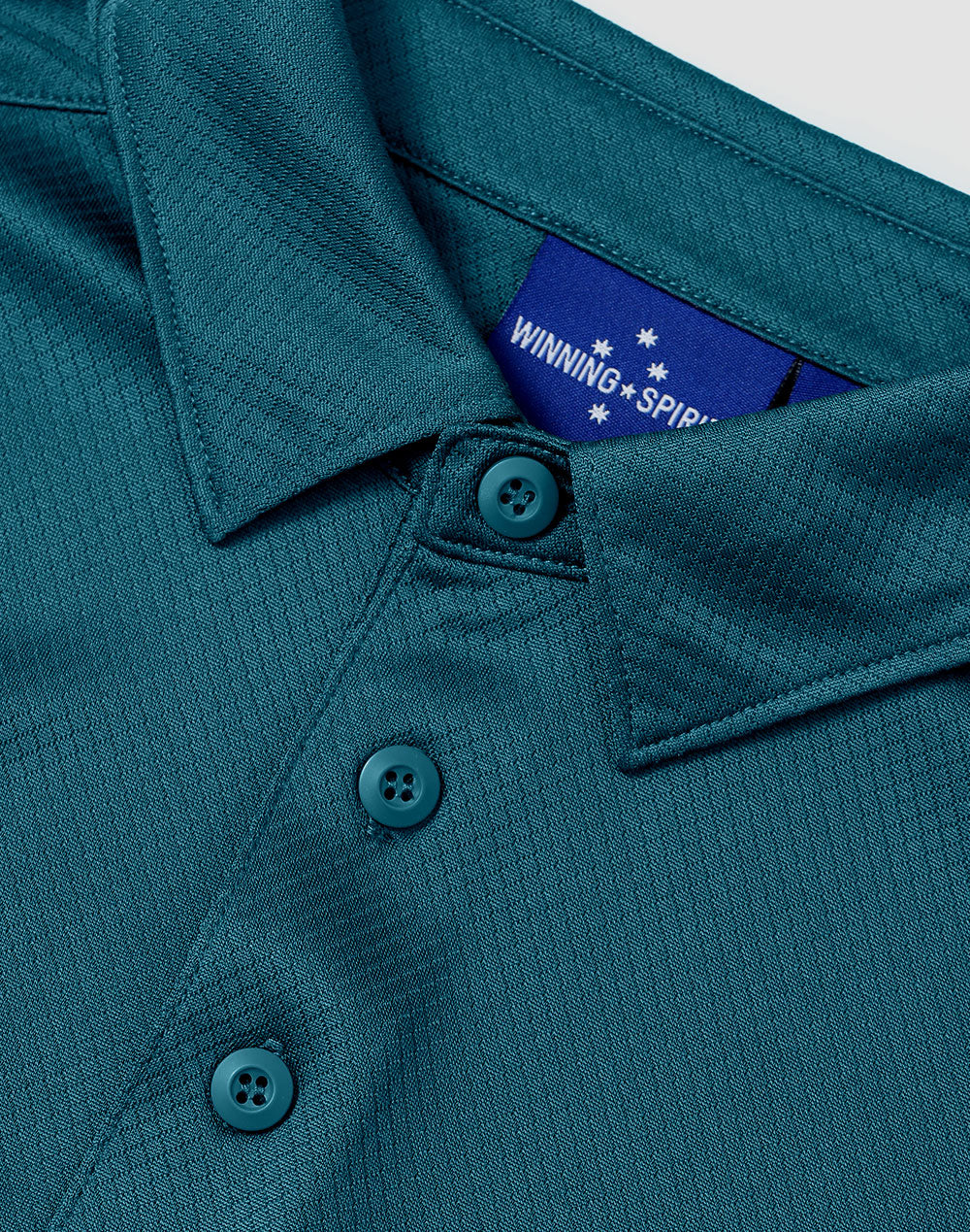 WINNING SPIRIT Men's Sustainable Jacquard Knit S/S Polo - PS95