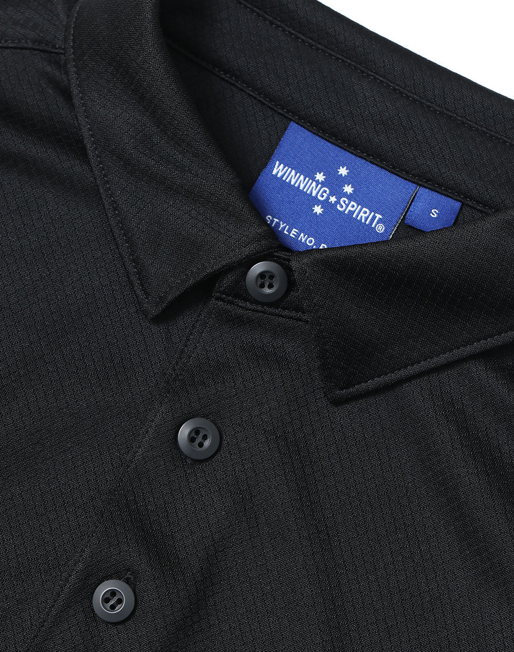 WINNING SPIRIT Men's Sustainable Jacquard Knit S/S Polo - PS95
