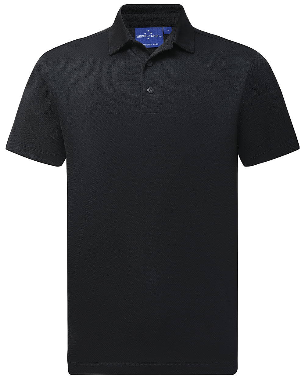 WINNING SPIRIT Men's Sustainable Jacquard Knit S/S Polo - PS95