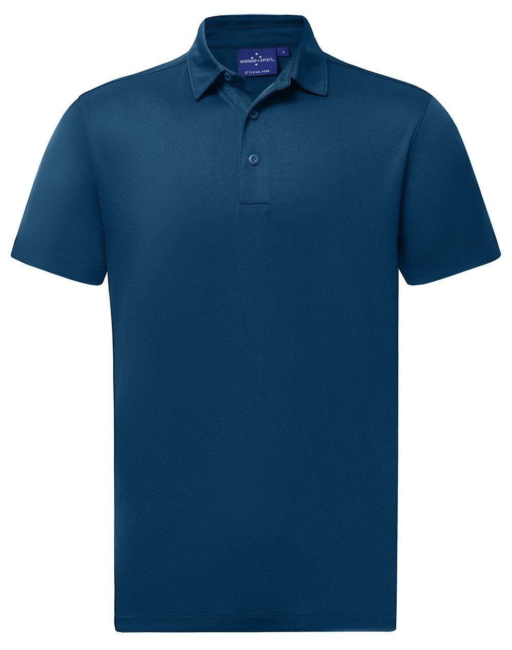 WINNING SPIRIT Men's Sustainable Jacquard Knit S/S Polo - PS95