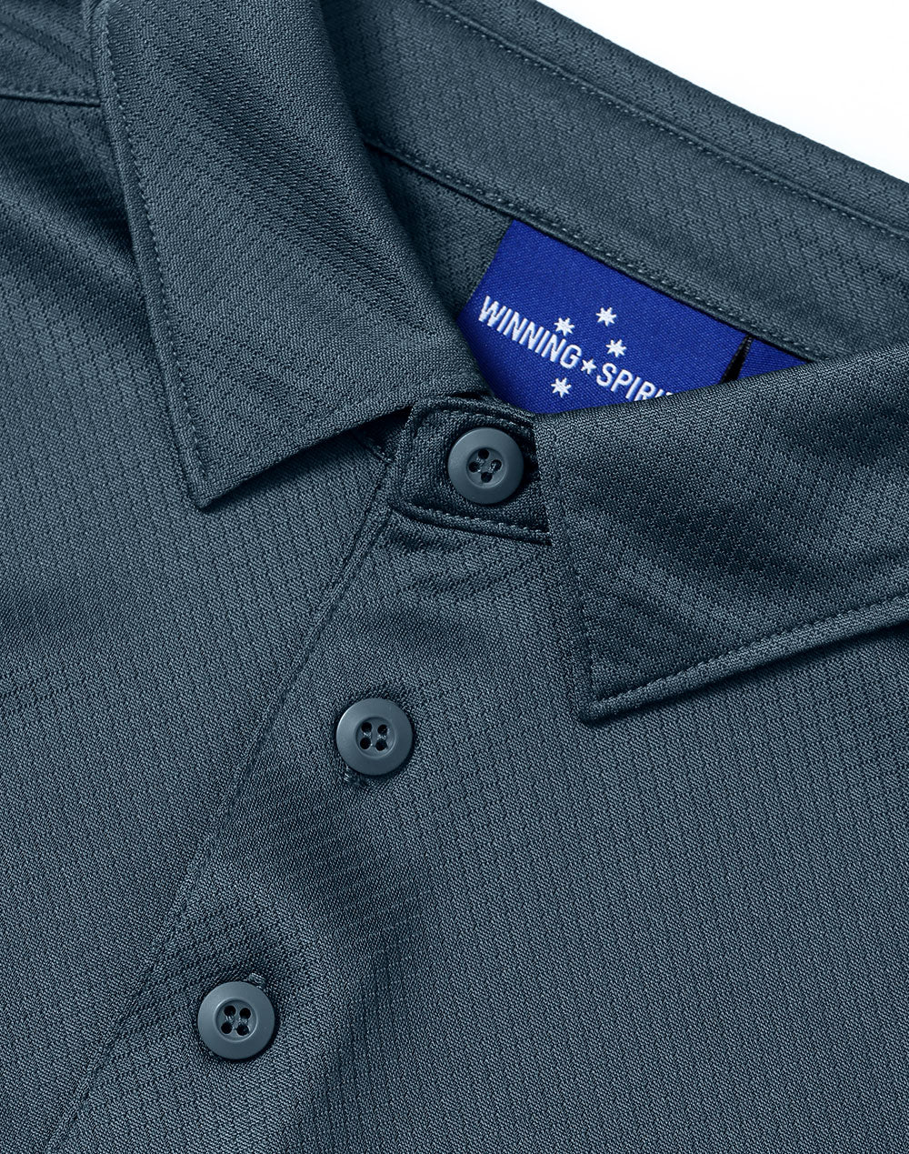 WINNING SPIRIT Men's Sustainable Jacquard Knit S/S Polo - PS95