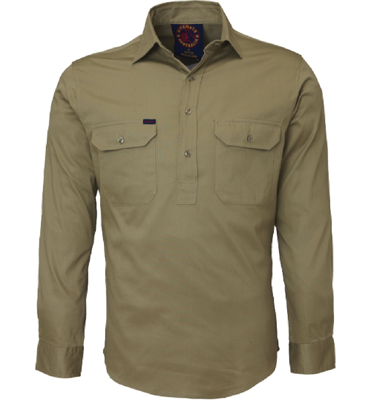 Ritemate Closed Front Long Sleeved Shirt - RM100CF
