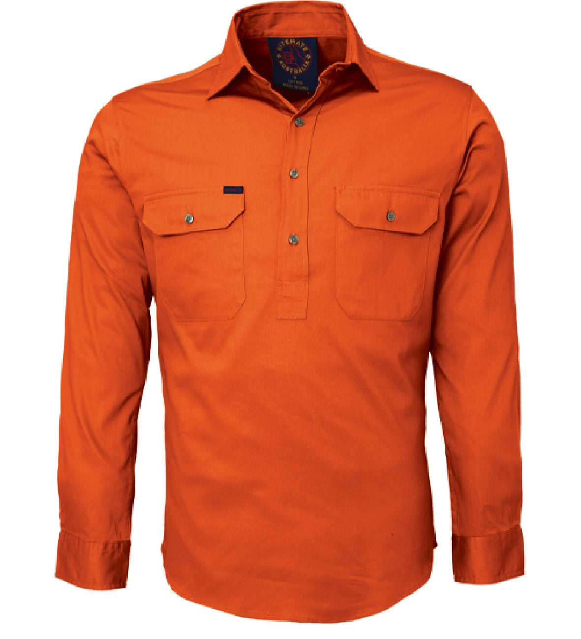 Ritemate Closed Front Long Sleeved Shirt - RM100CF