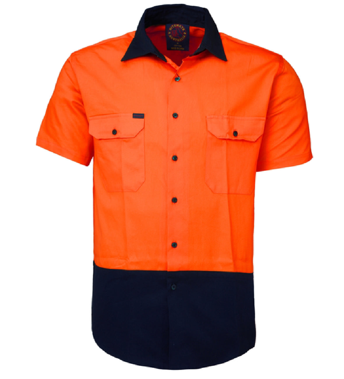 Ritemate Vented Open Front Light Weight, Short Sleeve Shirt - RM107V2S