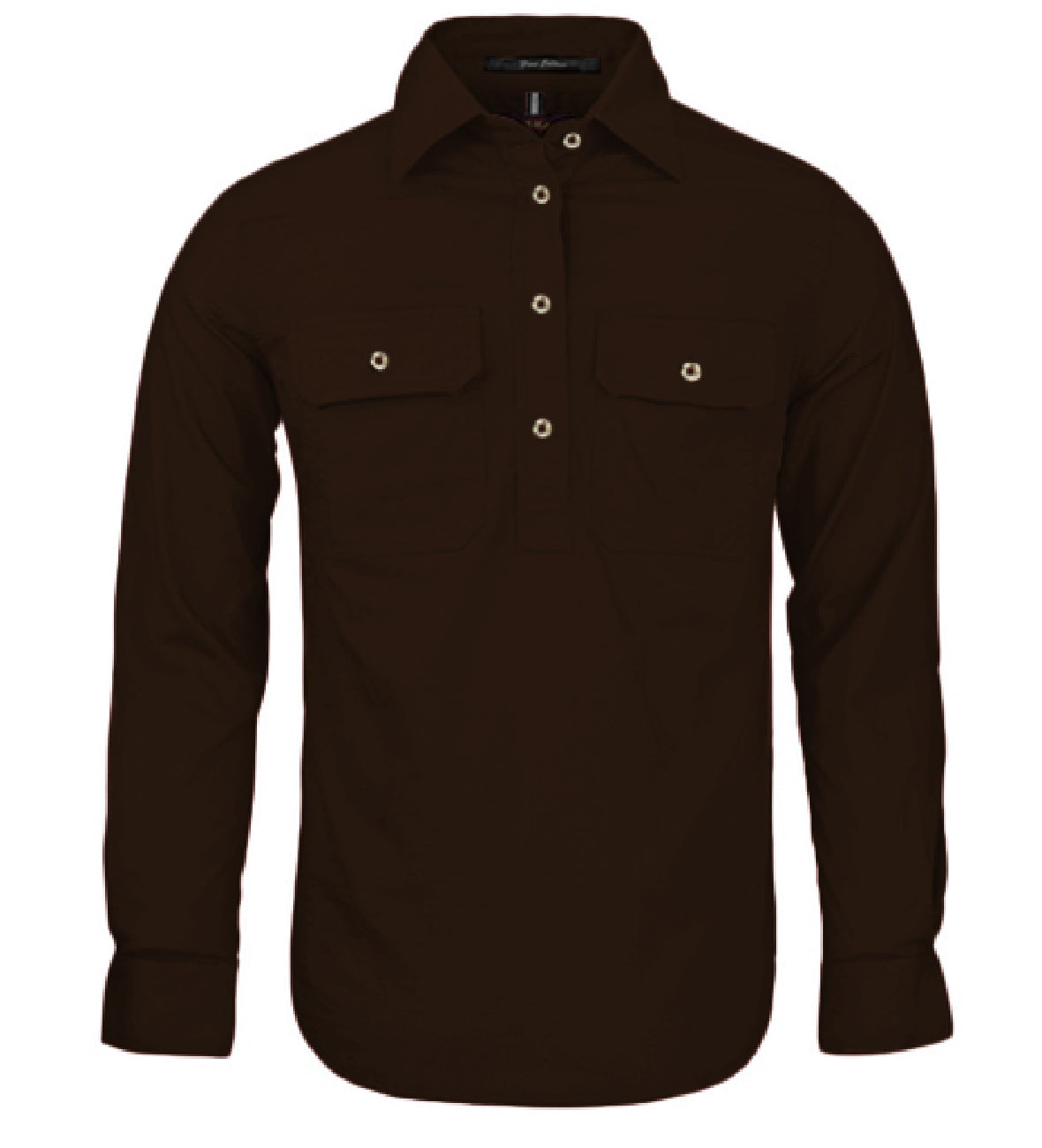 Pilbara Women's Closed Front L/S Shirt - RM300CF